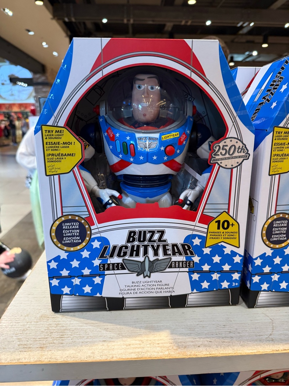 Disney Buzz 250 Years 4 of July edition LE